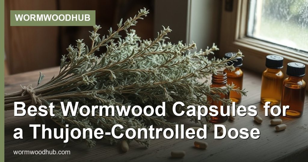 Best Wormwood Capsules for a Thujone-Controlled Dose - WormwoodHub