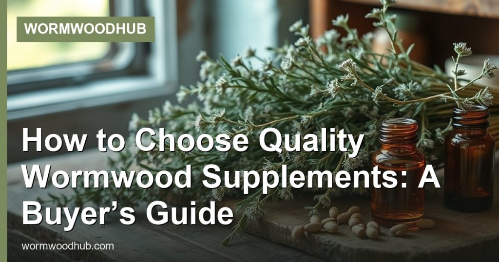 How to Choose Quality Wormwood Supplements: A Buyer’s Guide - WormwoodHub