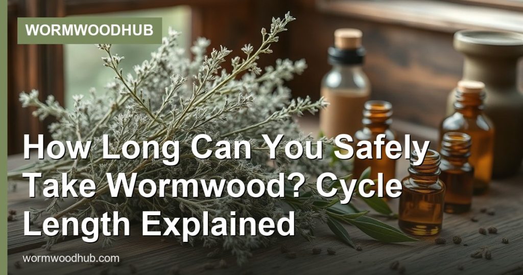 How Long Can You Safely Take Wormwood? Cycle Length Explained - WormwoodHub