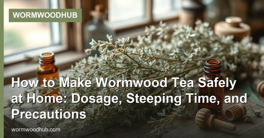 How to Make Wormwood Tea Safely at Home: Dosage, Steeping Time, and Precautions - WormwoodHub