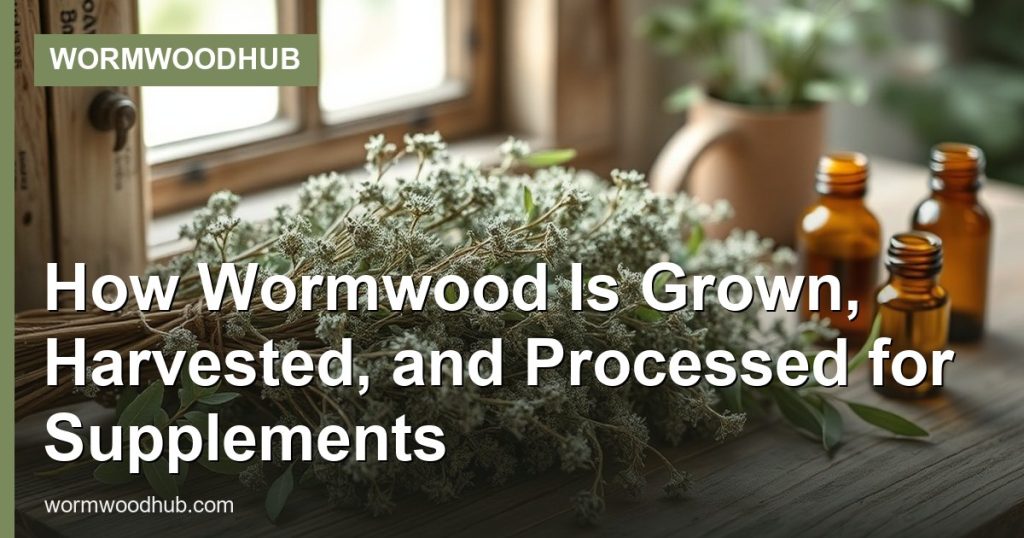 How Wormwood Is Grown, Harvested, and Processed for Supplements - WormwoodHub