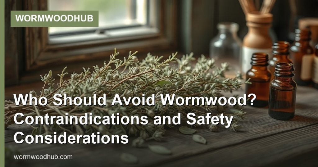 Who Should Avoid Wormwood? Contraindications and Safety Considerations - WormwoodHub