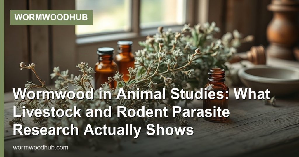 Wormwood in Animal Studies: What Livestock and Rodent Parasite Research Actually Shows - WormwoodHub