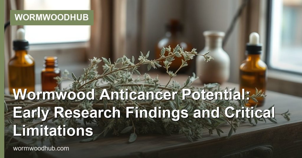 Wormwood Anticancer Potential: Early Research Findings and Critical Limitations - WormwoodHub