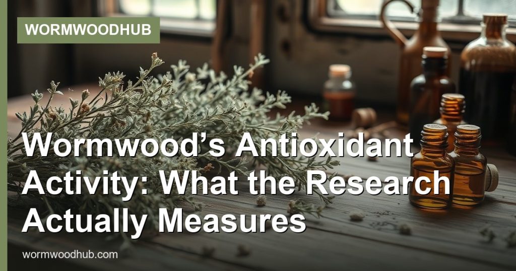 Wormwood’s Antioxidant Activity: What the Research Actually Measures - WormwoodHub
