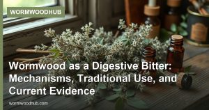 Wormwood as a Digestive Bitter: Mechanisms, Traditional Use, and Current Evidence