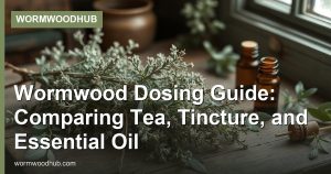 Wormwood Dosing Guide: Comparing Tea, Tincture, and Essential Oil