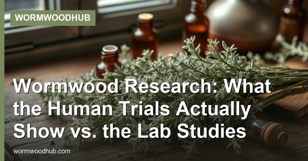 Wormwood Research: What the Human Trials Actually Show vs. the Lab Studies - WormwoodHub