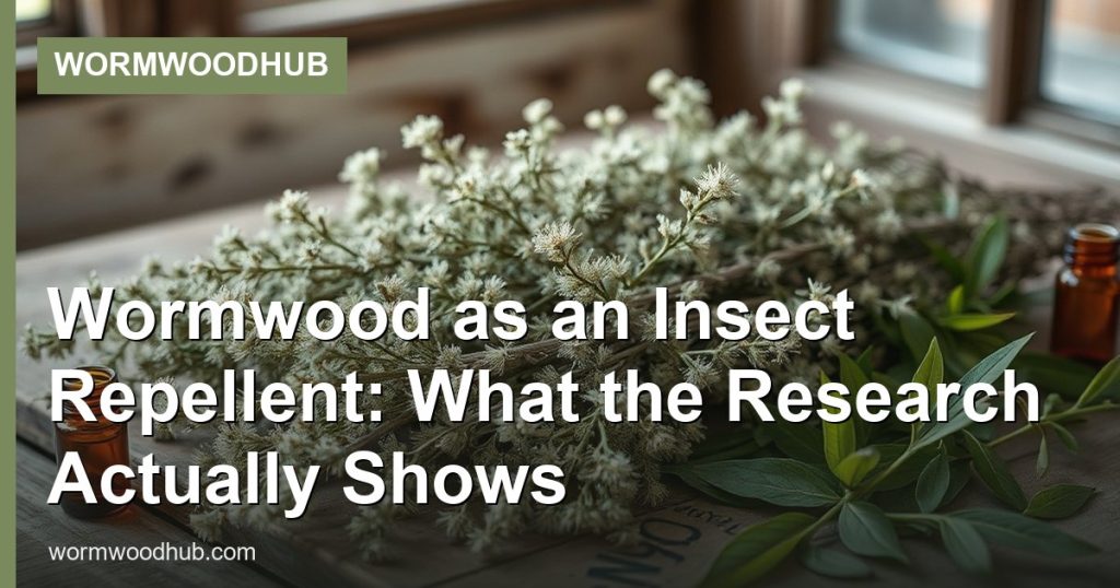 Wormwood as an Insect Repellent: What the Research Actually Shows - WormwoodHub