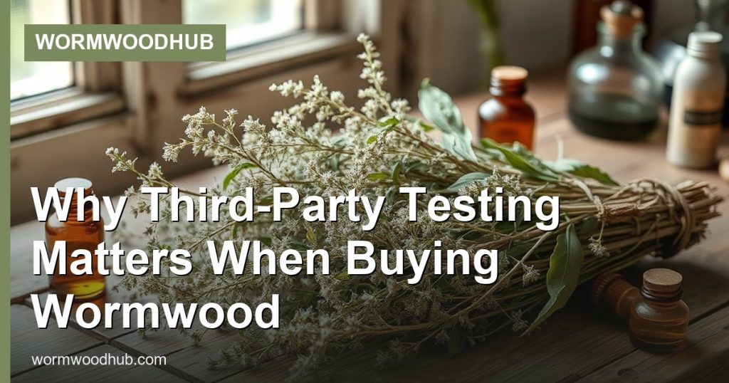 Why Third-Party Testing Matters When Buying Wormwood - WormwoodHub