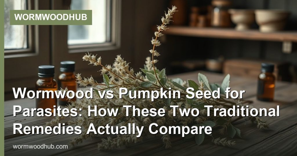 Wormwood vs Pumpkin Seed for Parasites: How These Two Traditional Remedies Actually Compare - WormwoodHub