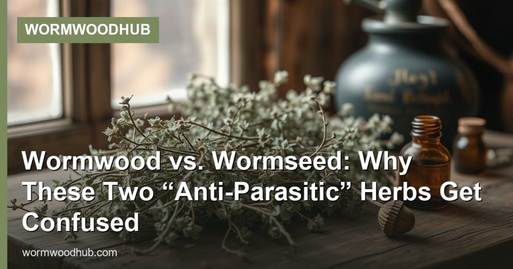 Wormwood vs. Wormseed: Why These Two “Anti-Parasitic” Herbs Get Confused - WormwoodHub