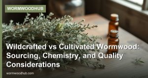 Wildcrafted vs Cultivated Wormwood: Sourcing, Chemistry, and Quality Considerations