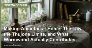 Making Absinthe at Home: The Law, the Thujone Limits, and What Wormwood Actually Contributes