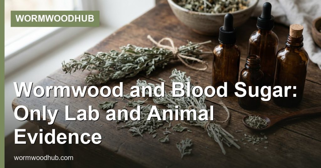 Wormwood and Blood Sugar: Only Lab and Animal Evidence - WormwoodHub