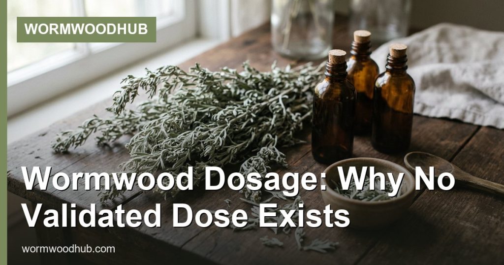 Wormwood Dosage: Why No Validated Dose Exists - WormwoodHub